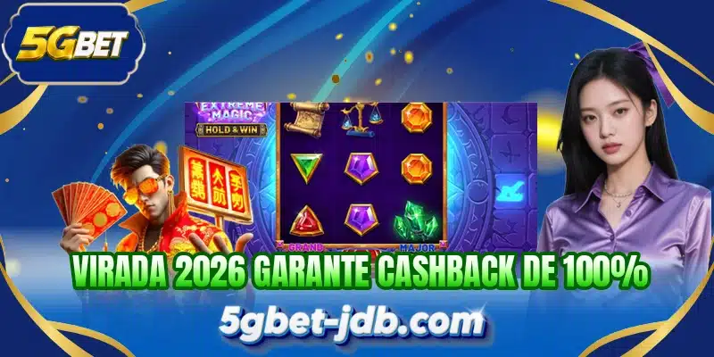 Virada 2026 garante cashback de 100%